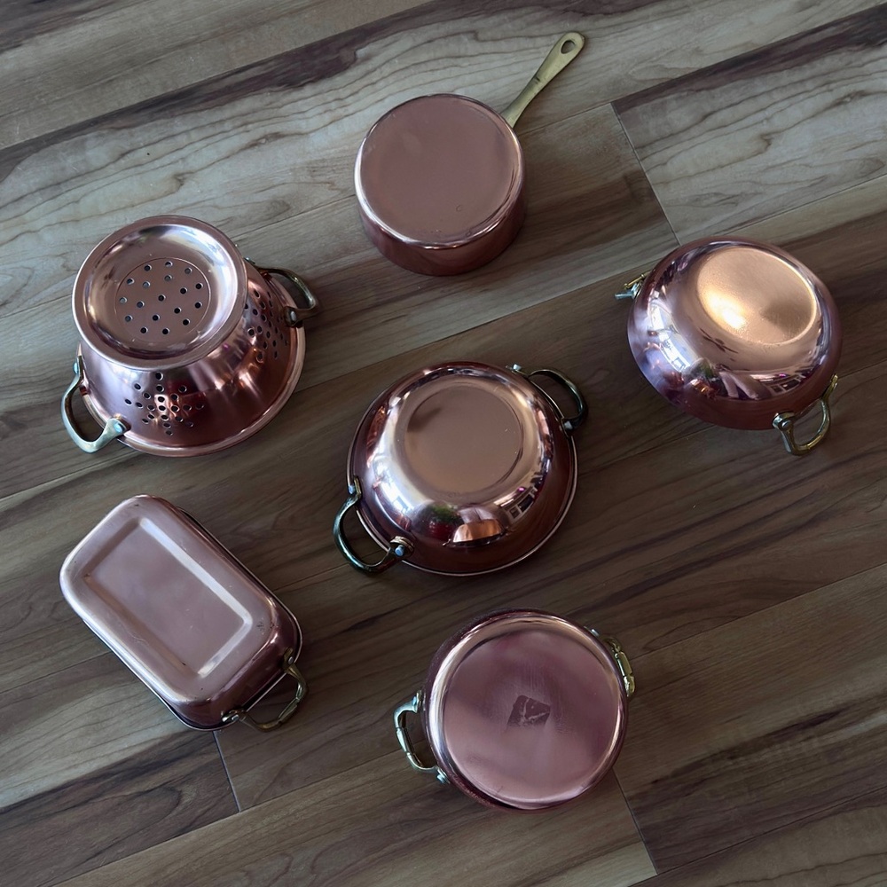 French Country Mini Copper Cookware Set - Picture 6 of 6